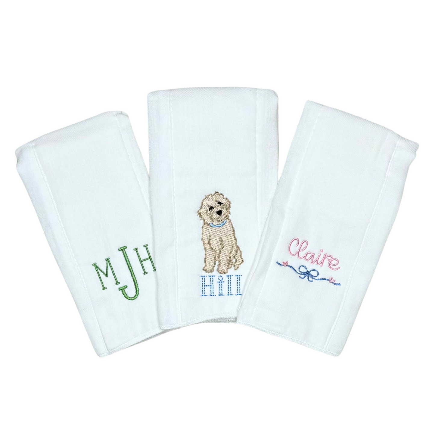 Tri-Fold Burp Cloths