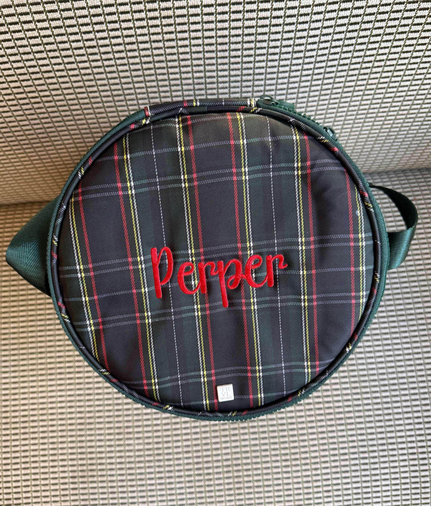TRVL Insulated Cooler Bag - Plaid