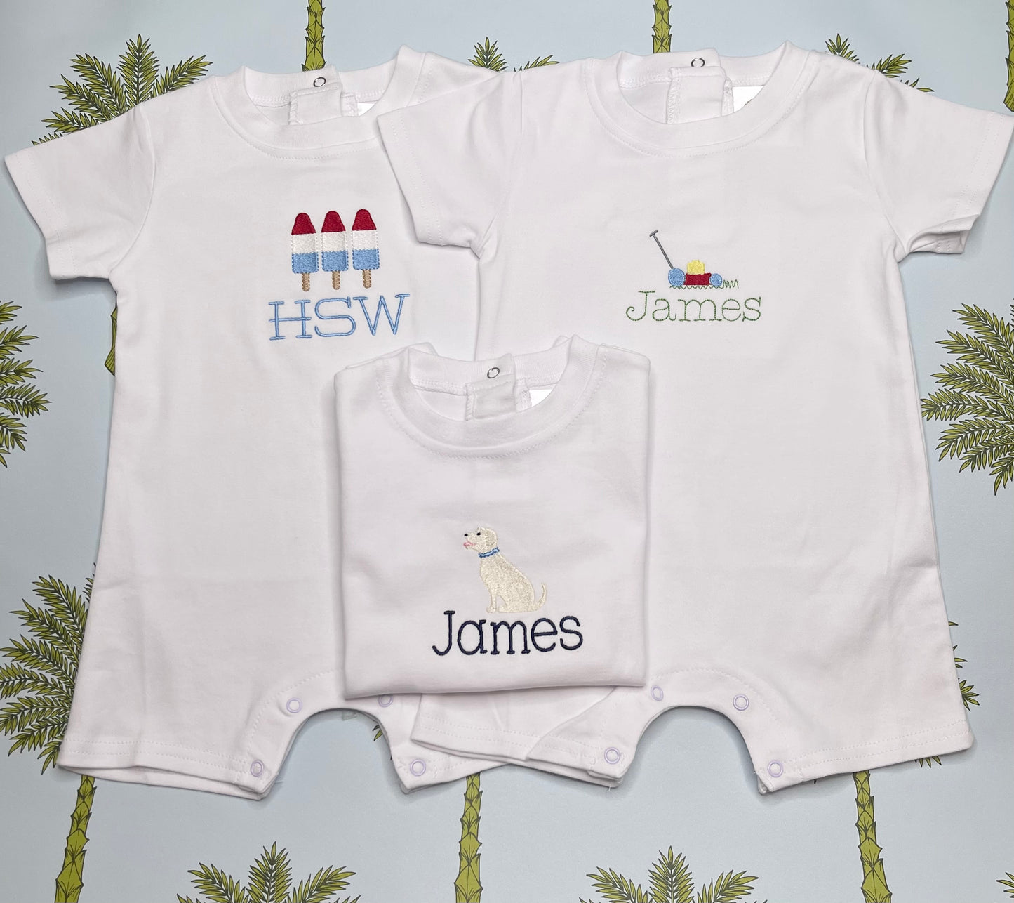 Boy's Short Sleeved Romper