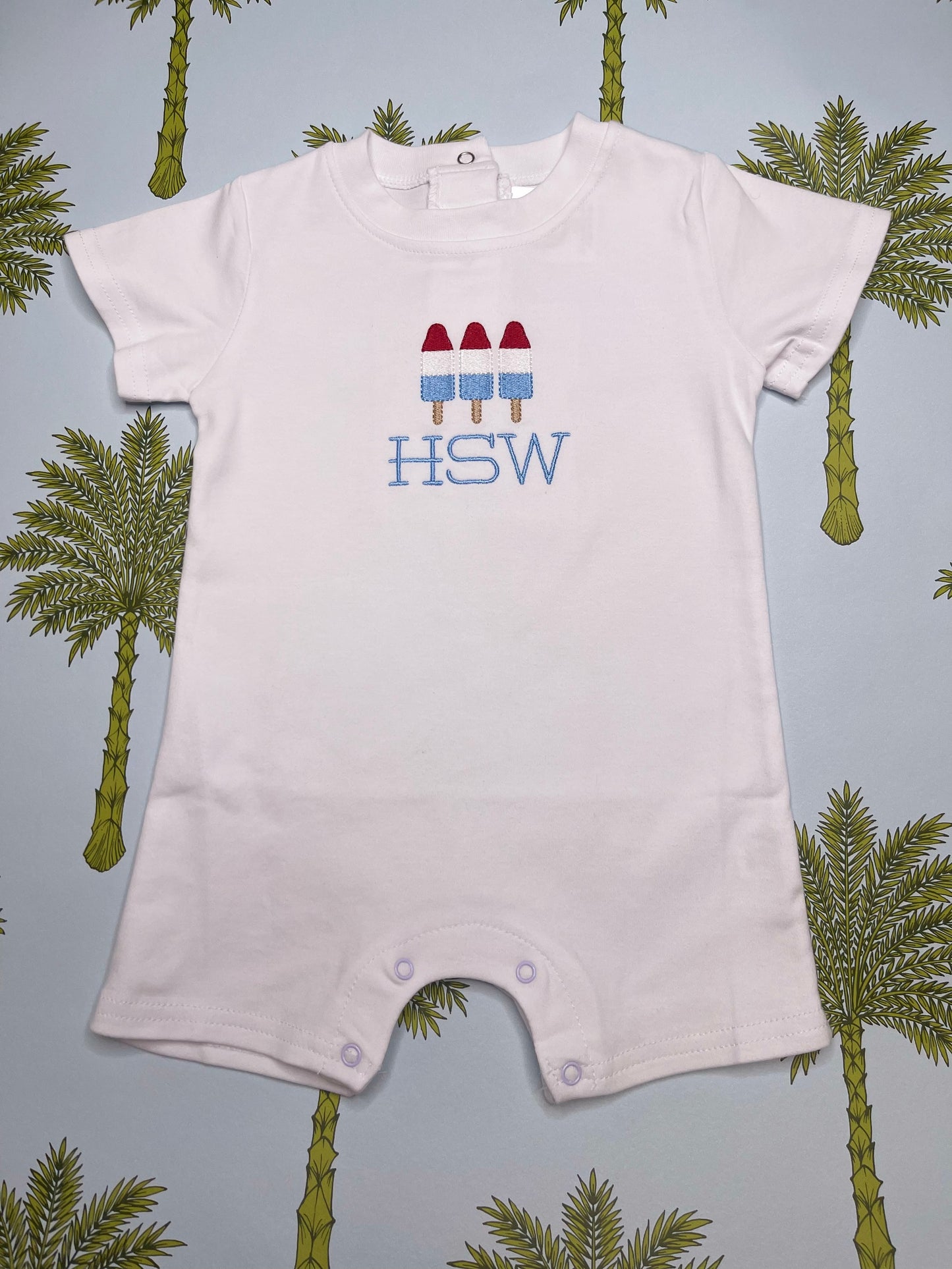 Boy's Short Sleeved Romper
