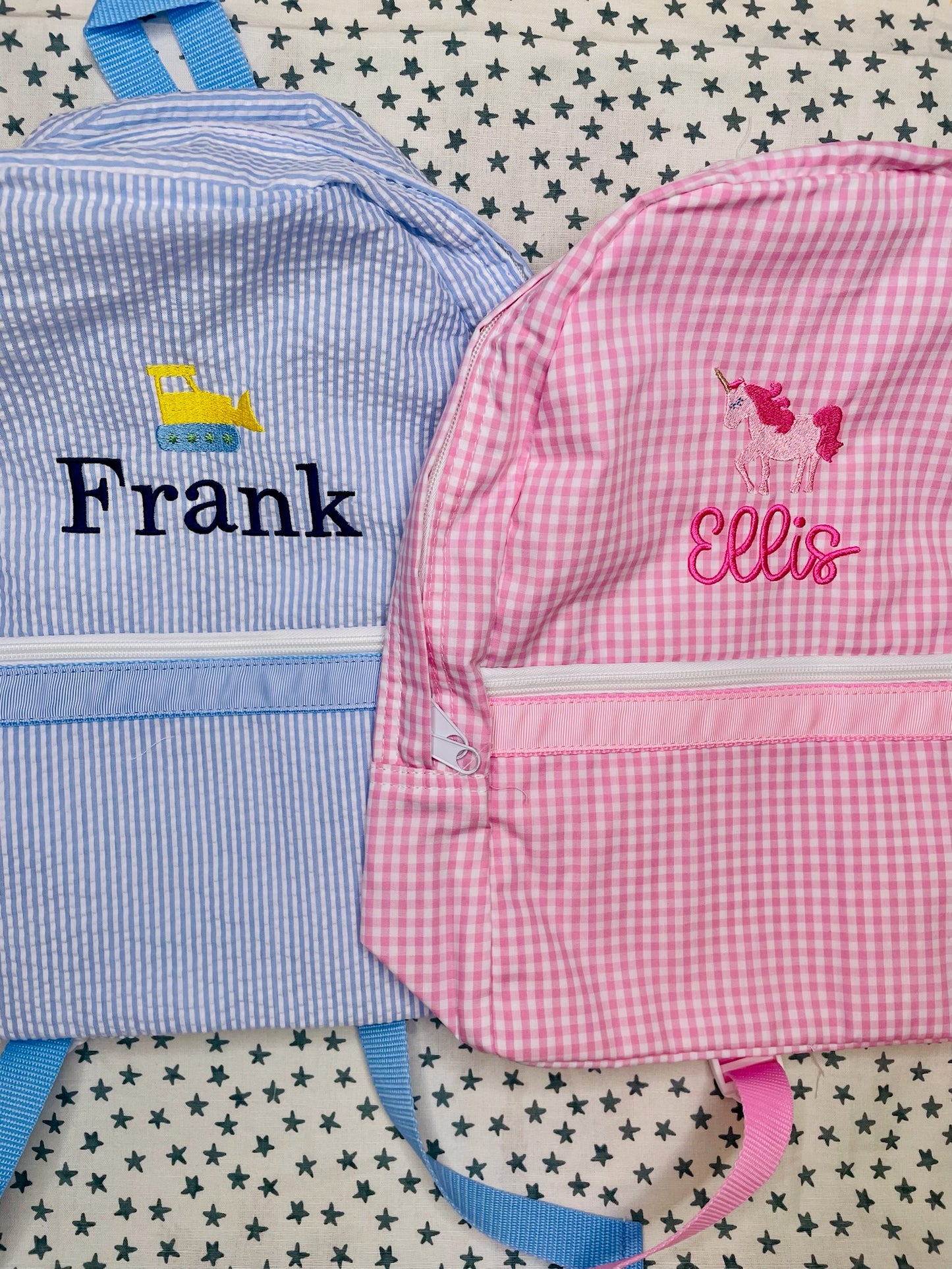 Gingham Backpack