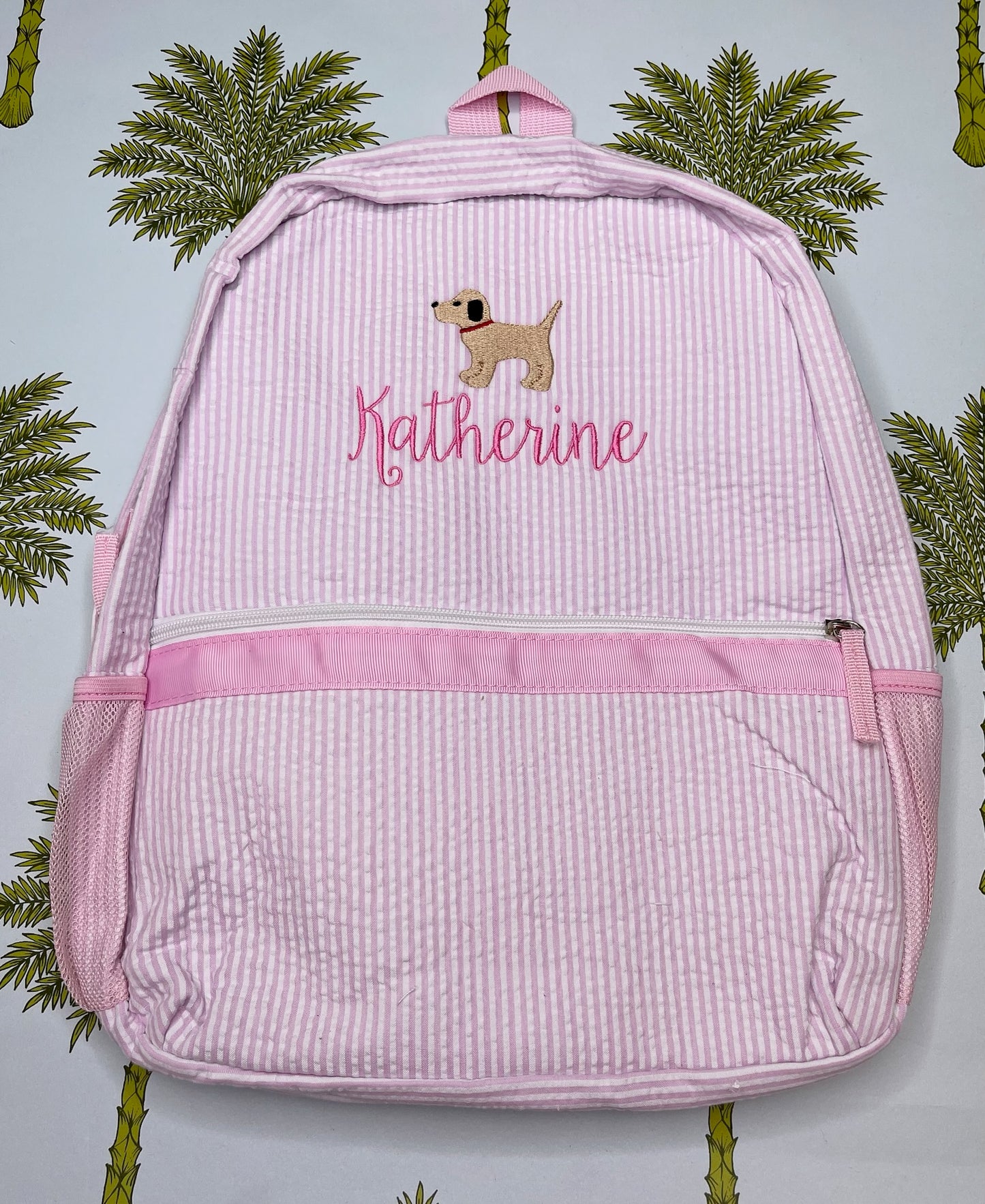 Seersucker Backpack