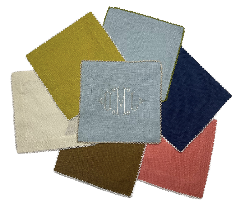 Swift Monogram Cocktail Napkins