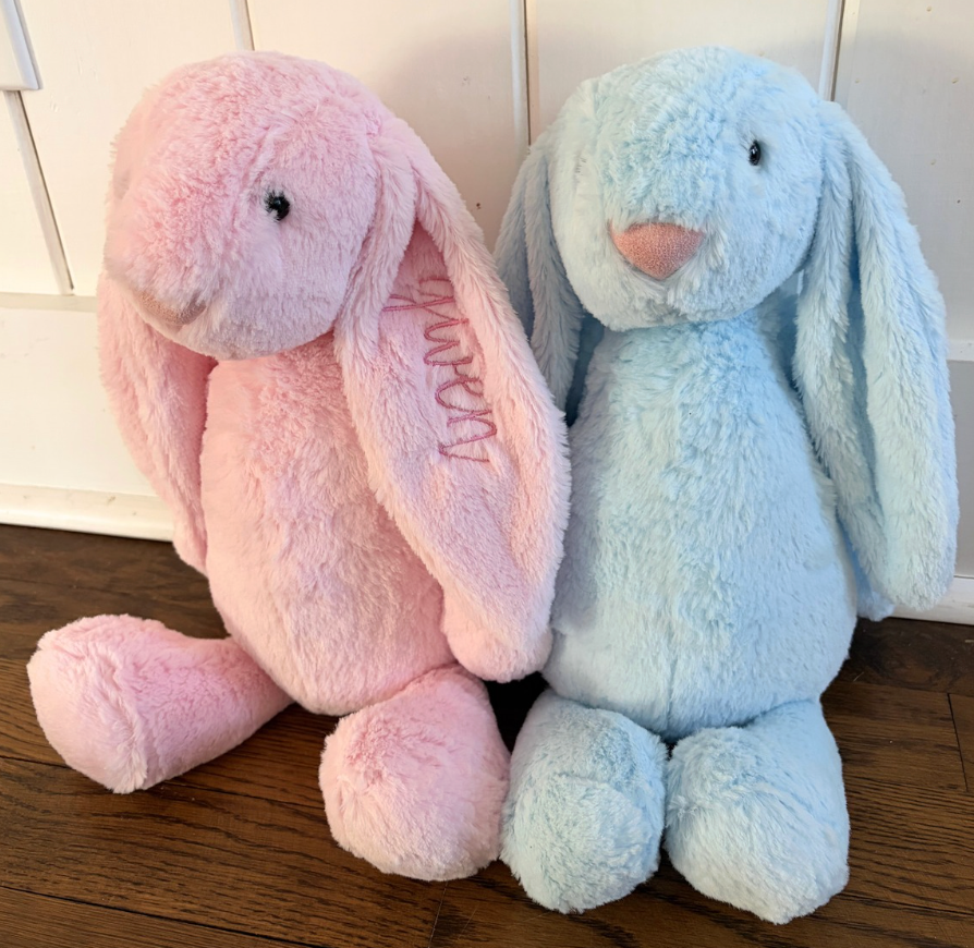 Personalized Plush Bunny