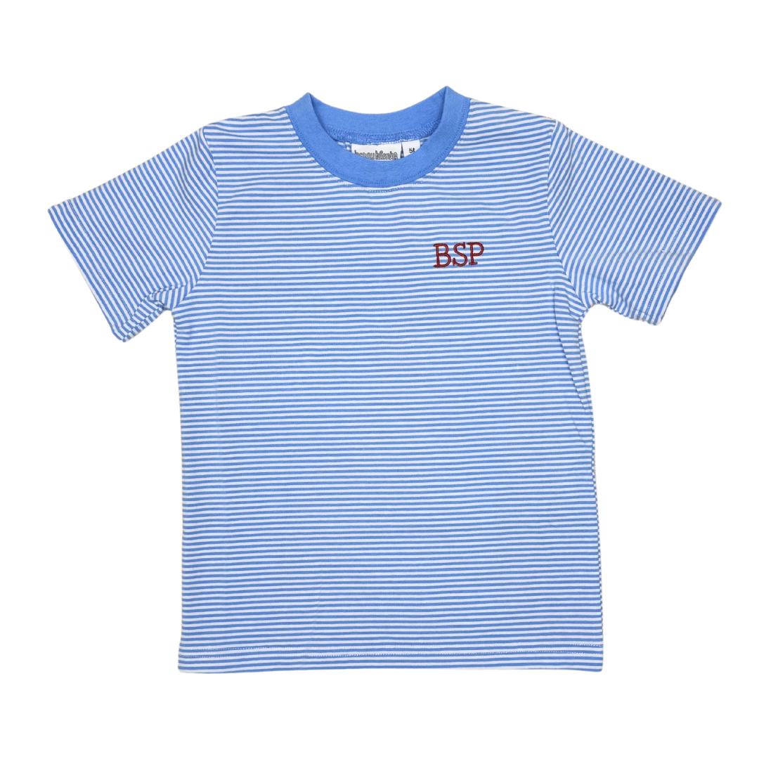 Knit Stripe Short Sleeve Shirt