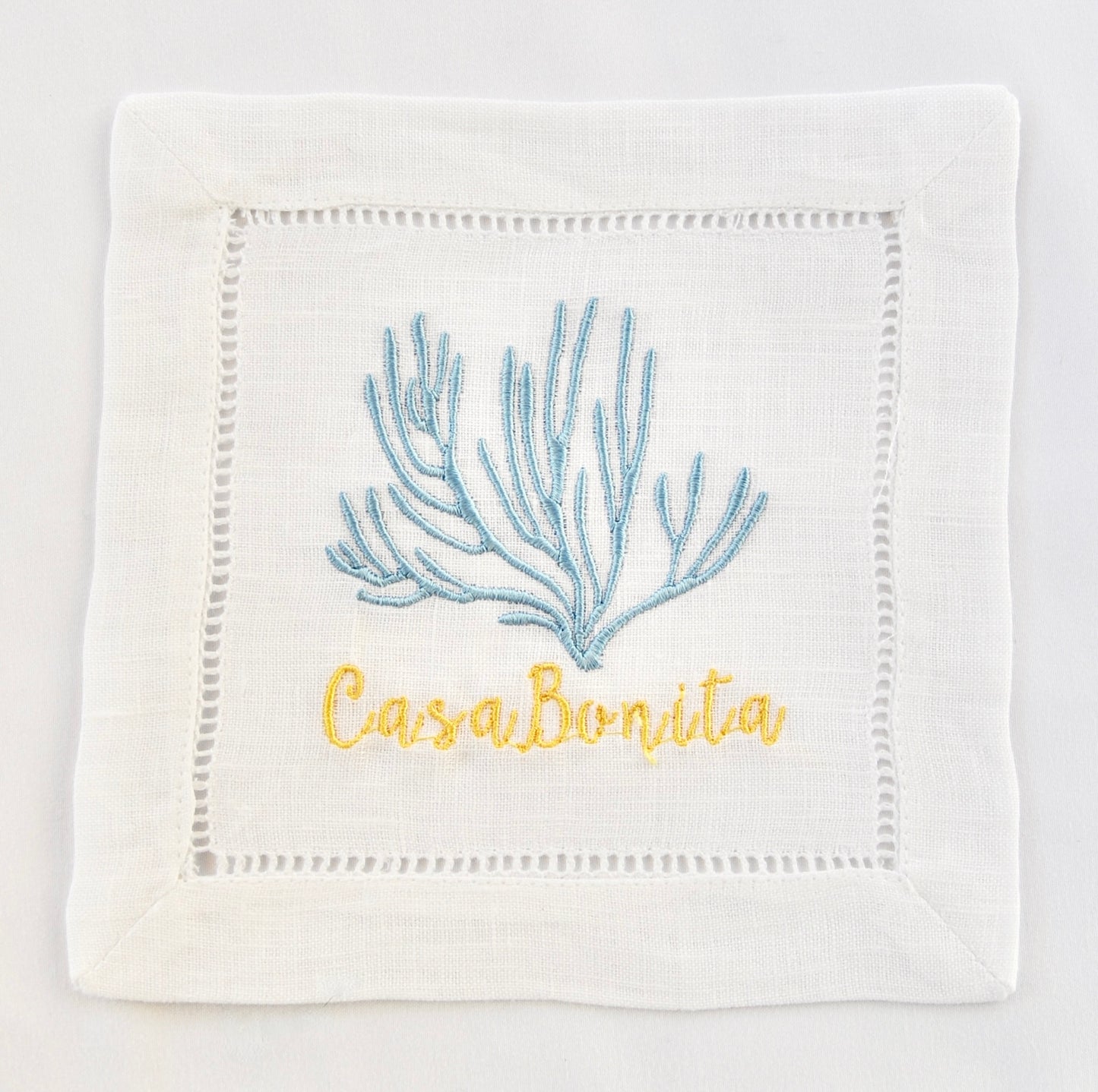Coral Cocktail Napkins