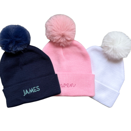 Kids Pom Beanie