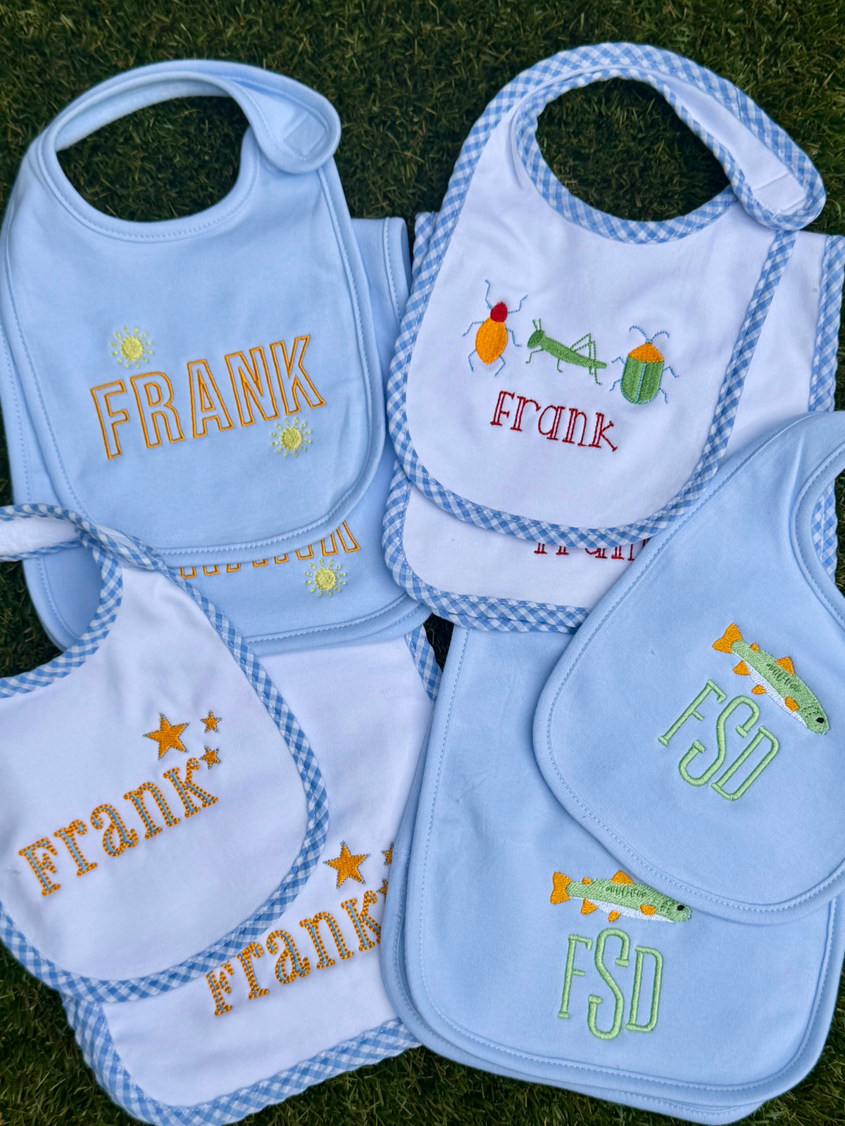 Burp Cloth and Bib Bundle