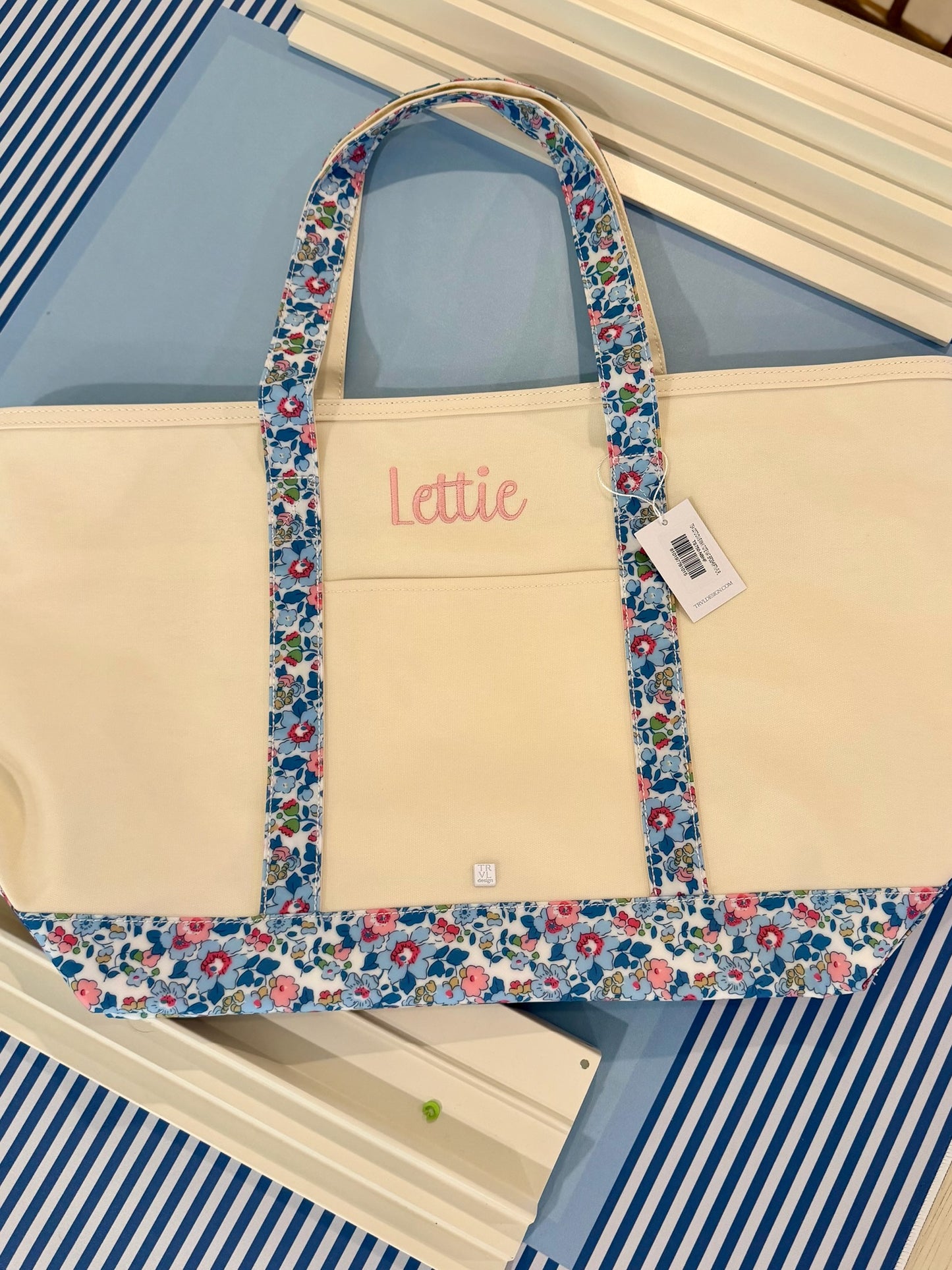 TRVL Tote - Coated Canvas Medium