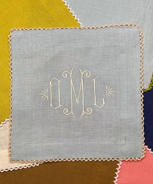 Swift Monogram Cocktail Napkins