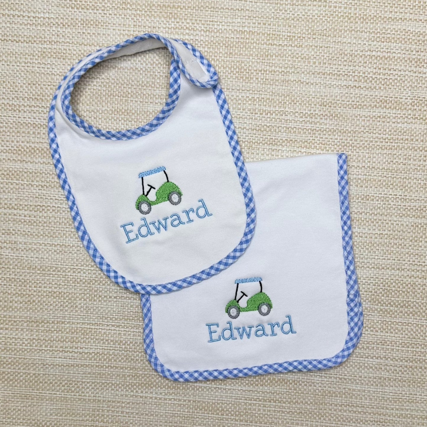 Burp Cloth and Bib Bundle