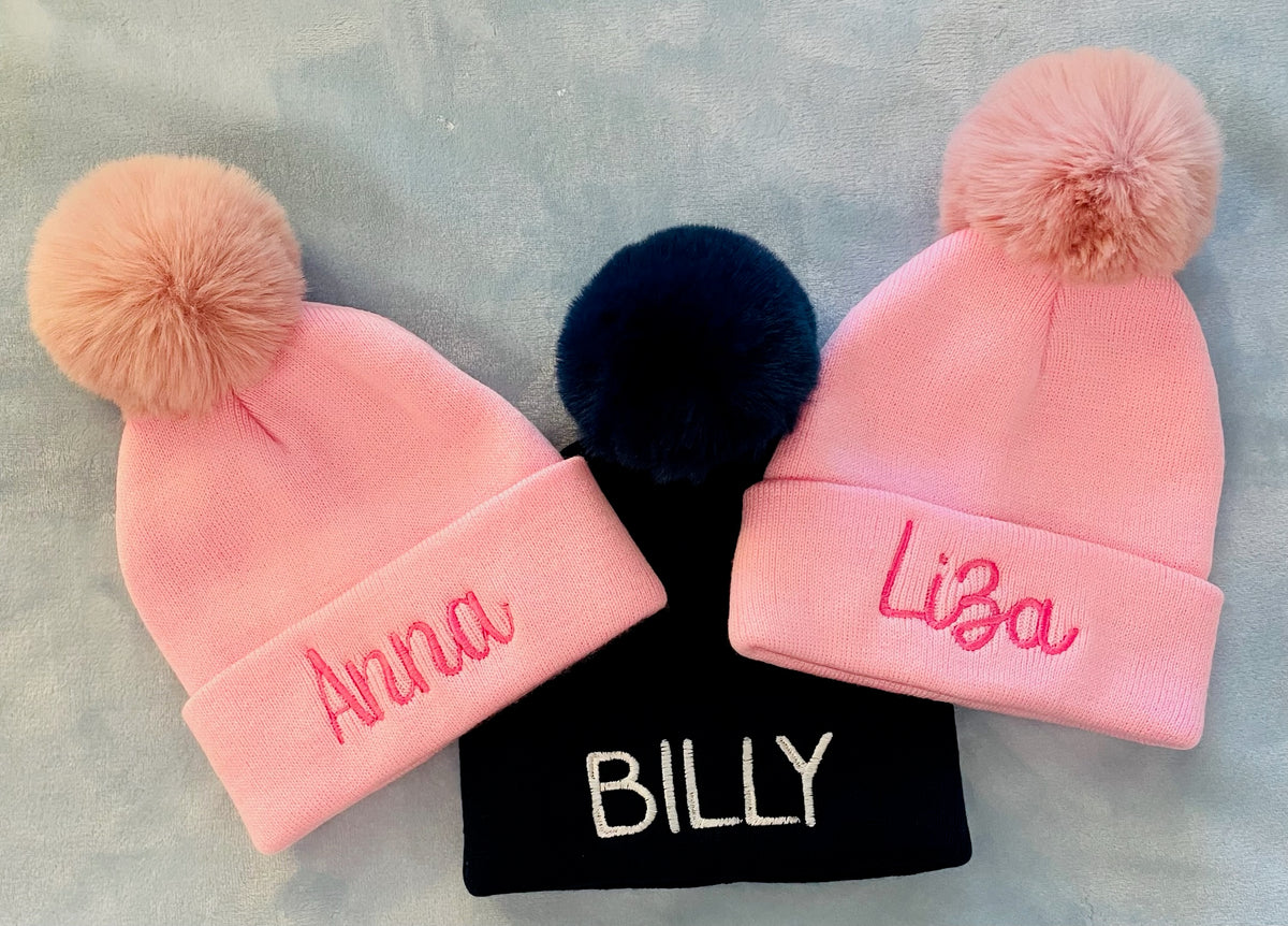 Kids Pom Beanie