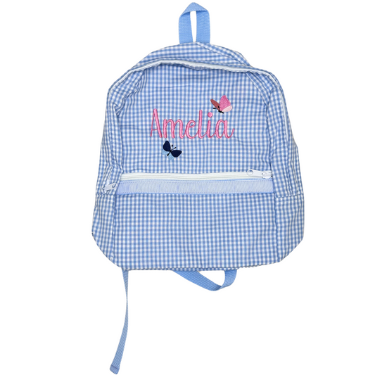 Gingham Backpack
