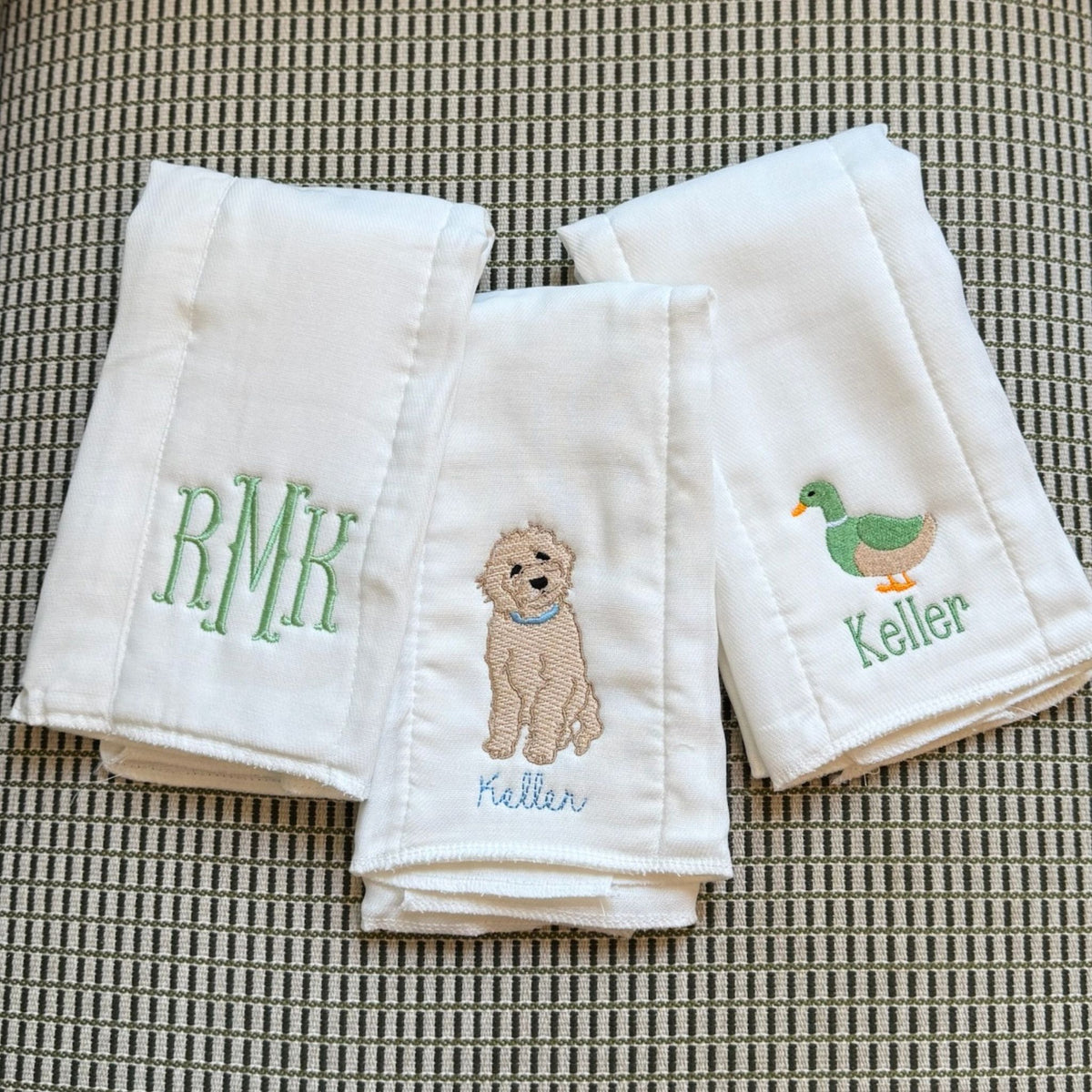 Tri-Fold Burp Cloths
