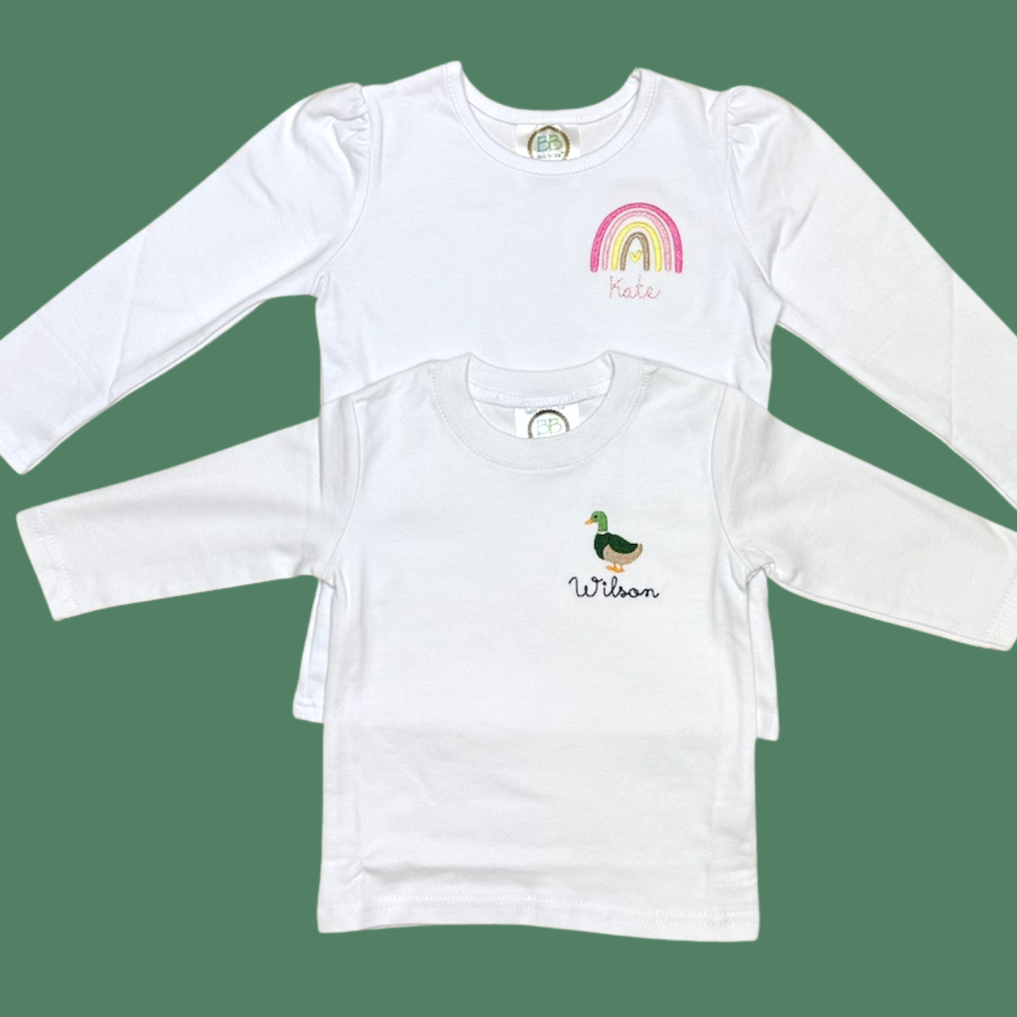 Classic Long Sleeve Name Tee