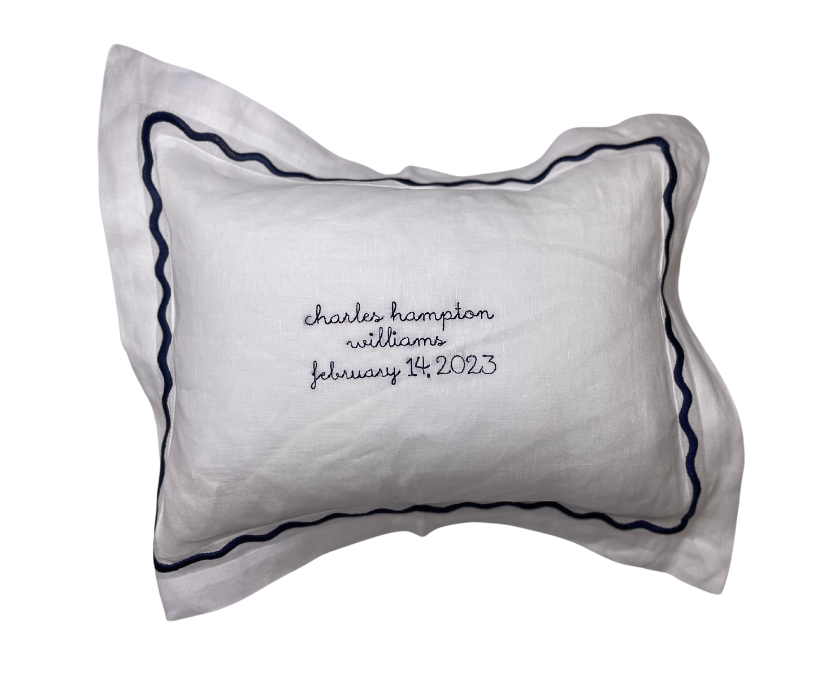 Birthdate Nursery Pillow & Insert