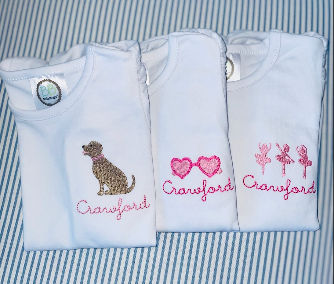 Classic Long Sleeve Name Tee