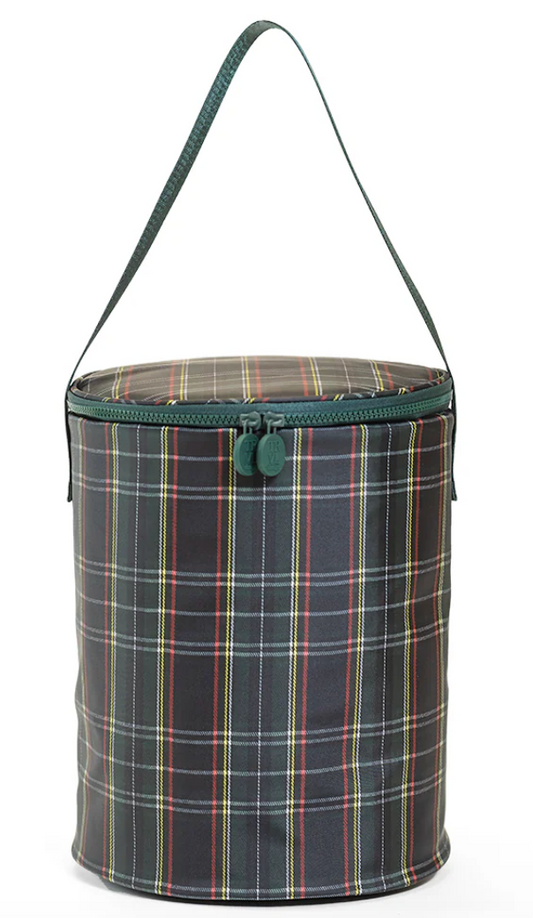 TRVL Insulated Cooler Bag - Plaid