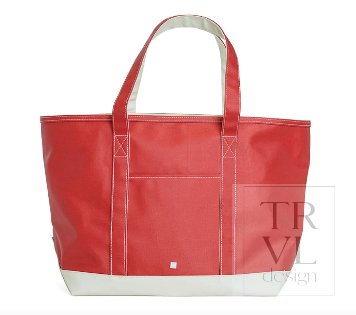 TRVL Tote - Coated Canvas Medium
