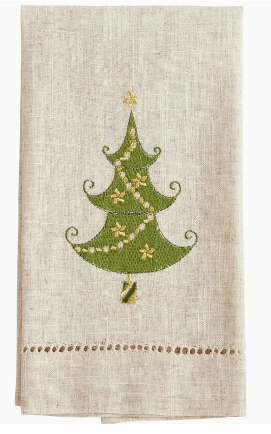 Christmas Tree Guest Towel