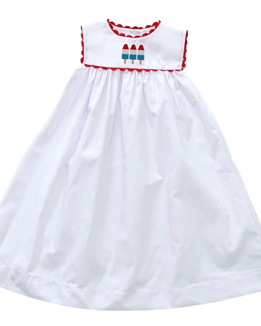 Dress with Ric-Rac Trim