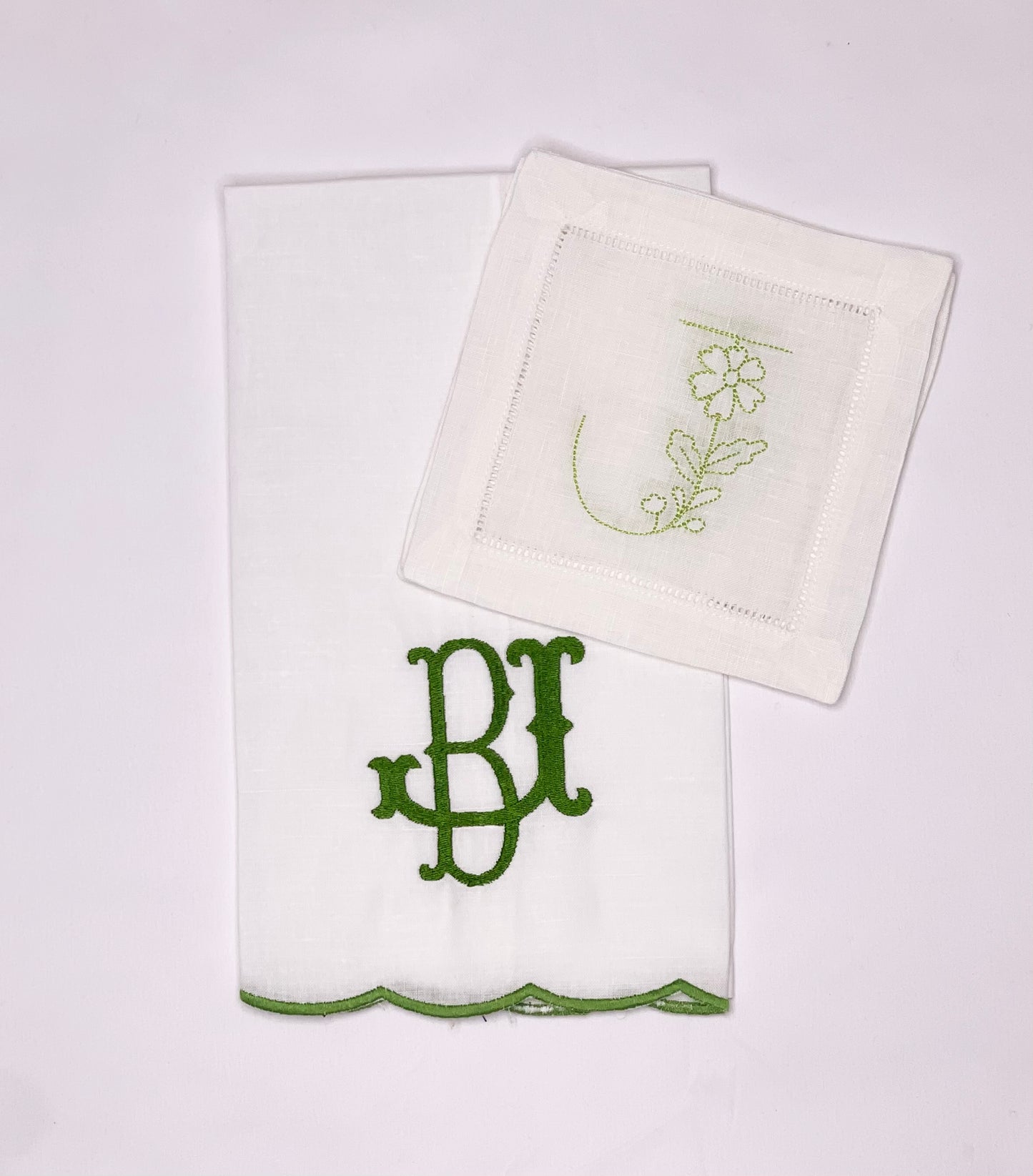 Scallop Guest Towels